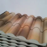 Panel cubierta imitación teja